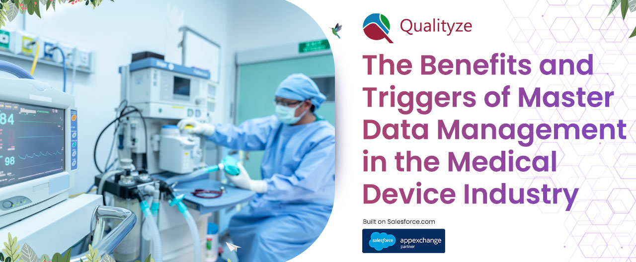 Master Data Management with cloud-based EQMS in medical device industry