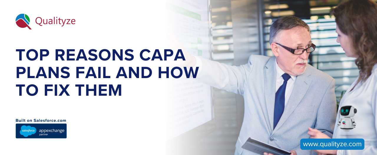 Top Reasons CAPA Plans Fail and How to Fix Them